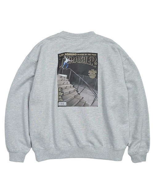 THRASHER(スラッシャー)の「THRASHER (スラッシャー) バックプリント スウェット トレーナー マガジン柄 綿使用 メンズ レディース(スウェット・メンズ・グレー/ブラウン/ブラック・L/M/LL)」の12枚目の写真
