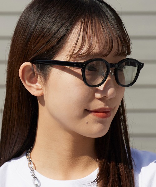 AIM（エイム）の「aim/エイム otogi ウェリントンシェイプ サングラス カラーレンズ スクエアタイプ 2026年春夏（サングラス・レディース・ブラック/ブラウン/ダークブラウン・FREE）」の9枚目の写真