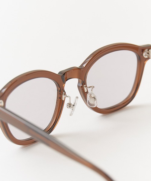 AIM（エイム）の「aim/エイム otogi ウェリントンシェイプ サングラス カラーレンズ スクエアタイプ 2026年春夏（サングラス・レディース・ブラック/ブラウン/ダークブラウン・FREE）」の7枚目の写真