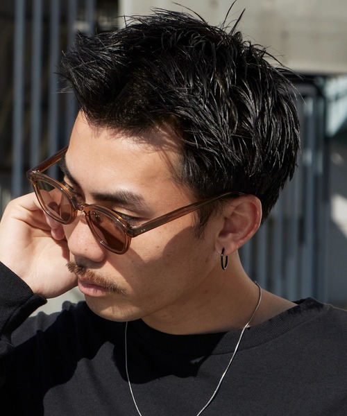 AIM（エイム）の「aim/エイム otogi ウェリントンシェイプ サングラス カラーレンズ スクエアタイプ 2026年春夏（サングラス・レディース・ブラック/ブラウン/ダークブラウン・FREE）」の20枚目の写真