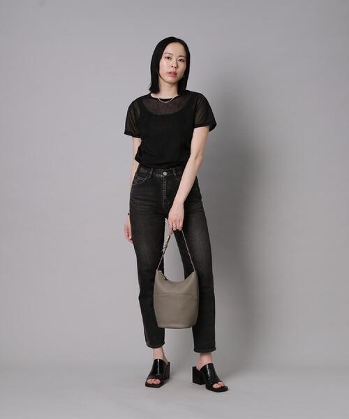 TOFF&LOADSTONE(トフアンドロードストーン)の「Cocoon(コクーン)(ハンドバッグ・レディース・ブラウン系その他2/ブラック/ホワイト系・00)」の4枚目の写真