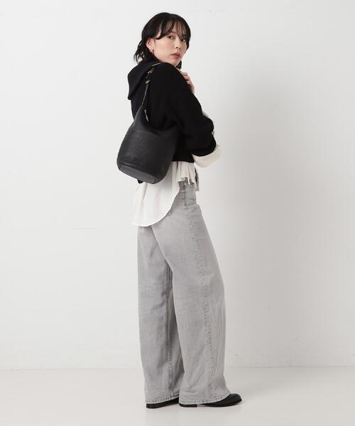 TOFF&LOADSTONE(トフアンドロードストーン)の「Cocoon(コクーン)(ハンドバッグ・レディース・ブラウン系その他2/ブラック/ホワイト系・00)」の22枚目の写真