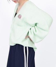 PUNYUS | ロゴ刺繍ニットカーディガン(カーディガン/ボレロ)
