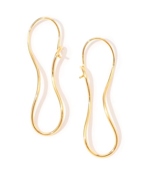 BAR JEWELLERY(バージュエリー)の「BAR Jewellery SMALL HARMONY ゴールドピアス(ピアス(両耳用)・レディース・ゴールド・FREE)」の2枚目の写真