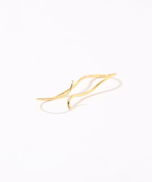 BAR JEWELLERY(バージュエリー)の「BAR Jewellery SMALL HARMONY ゴールドピアス(ピアス(両耳用)・レディース・ゴールド・FREE)」の4枚目の写真