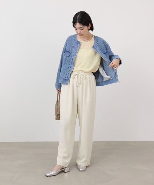 Bou Jeloud(ブージュルード)の「キリュウドロストパンツ(その他パンツ・レディース・ブラック/グレイッシュベージュ/ホワイト系その他・38)」の6枚目の写真