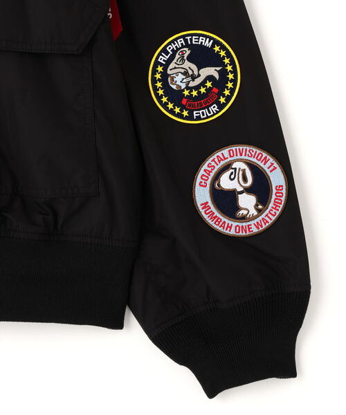 Alpha Industries（アルファインダストリーズ）の「Alpha Industries/アルファ インダストリーズ/CWU 36/P RELAXED PATCHED FLIGHT JACKET/シーダブルユー 36P リラックスド フライト ジャケット（その他アウター・メンズ・グレー系その他6/ブラック・XL/S/M/L）」の7枚目の写真