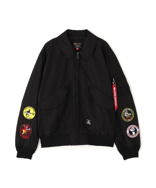 Alpha Industries(アルファインダストリーズ)の「Alpha Industries/アルファ インダストリーズ/CWU 36/P RELAXED PATCHED FLIGHT JACKET/シーダブルユー 36P リラックスド フライト ジャケット(ミリタリージャケット・メンズ・グレー系その他6/ブラック・XL/S/M/L)」の3枚目の写真