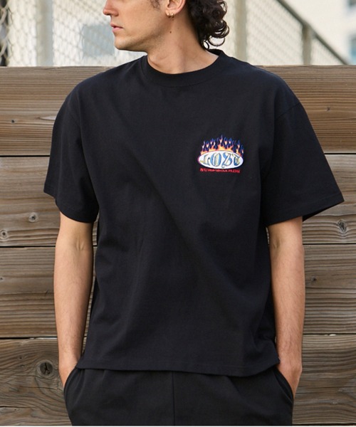 lost(ロスト)の「lost/ロスト FLAMER LOGO TEE Tシャツ LM6S-2107(Tシャツ/カットソー・メンズ・ブラック/ホワイト・L/M/XL)」の2枚目の写真