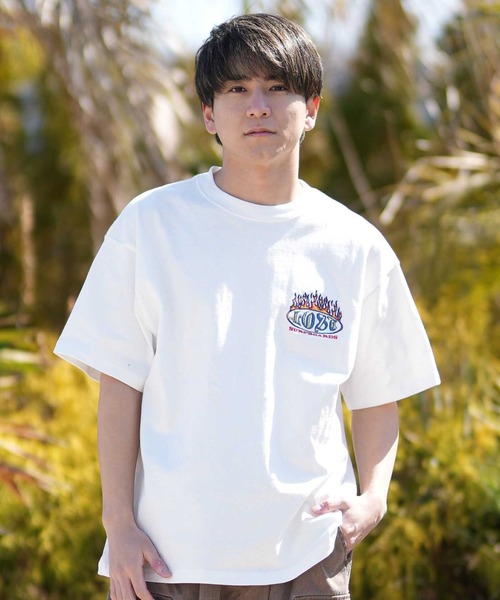 lost(ロスト)の「lost/ロスト FLAMER LOGO TEE Tシャツ LM6S-2107(Tシャツ/カットソー・メンズ・ブラック/ホワイト・L/M/XL)」の14枚目の写真