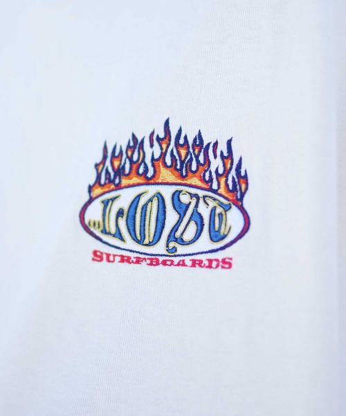 lost(ロスト)の「lost/ロスト FLAMER LOGO TEE Tシャツ LM6S-2107(Tシャツ/カットソー・メンズ・ブラック/ホワイト・L/M/XL)」の4枚目の写真