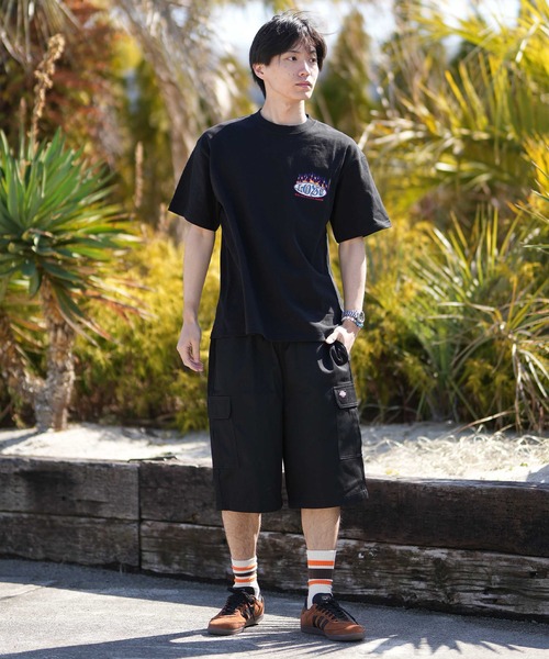 lost(ロスト)の「lost/ロスト FLAMER LOGO TEE Tシャツ LM6S-2107(Tシャツ/カットソー・メンズ・ブラック/ホワイト・L/M/XL)」の7枚目の写真