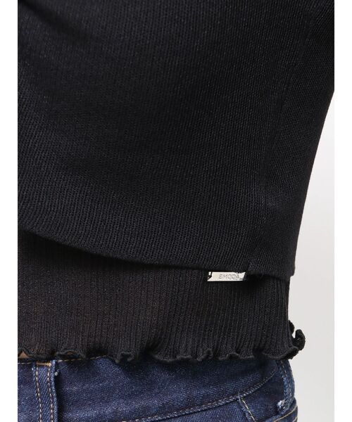 EMODA（エモダ）の「2ピースシアーギャザーニット（ニット/セーター・レディース・ブラック/ピンク・FREE）」の19枚目の写真