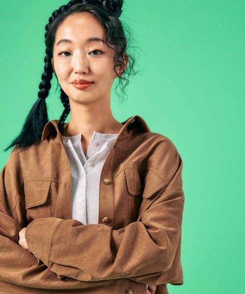 LEPSIM(レプシィム)の「シアーワッフルヘンリープルオーバー 639382(Tシャツ/カットソー・レディース・ライトグレー/ライトピンク/チャコールグレー/オフホワイト・FREE)」の18枚目の写真