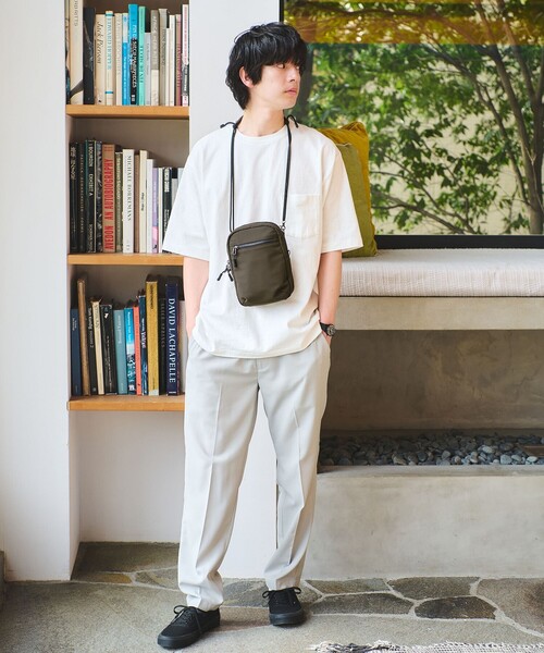 green label relaxing(グリーンレーベルリラクシング)の「TR カルゼ オルマイ イージー パンツ R1 -マシンウォッシャブル・ストレッチ-(その他パンツ・メンズ・ライトグレー/モカ/ブラック/オリーブ/ダークグレー・L/M/S/XL)」の6枚目の写真