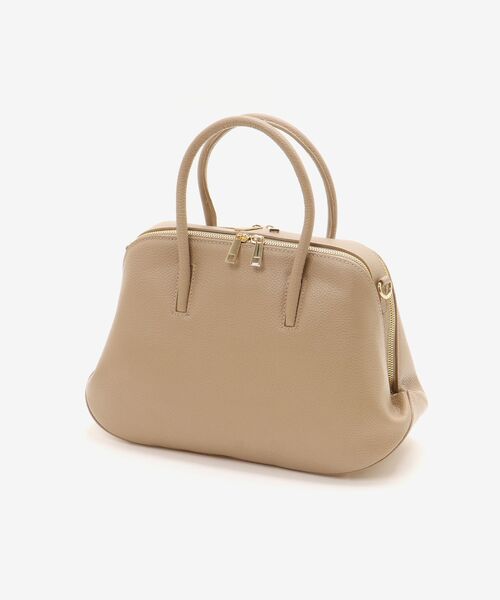 le.coeur blanc（ルクールブラン）の「MILLELA FIRENZEラウンドボストンバッグ（ボストンバッグ・レディース・ベージュ・FREE）」の2枚目の写真