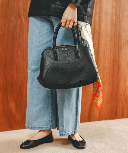 le.coeur blanc（ルクールブラン）の「MILLELA FIRENZEラウンドボストンバッグ（ボストンバッグ・レディース・ベージュ・FREE）」の9枚目の写真