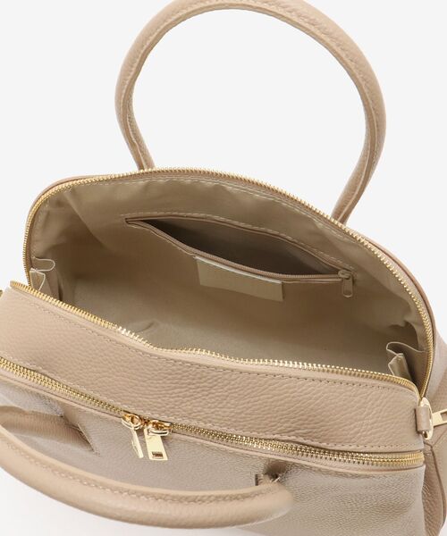 le.coeur blanc（ルクールブラン）の「MILLELA FIRENZEラウンドボストンバッグ（ボストンバッグ・レディース・ベージュ・FREE）」の18枚目の写真