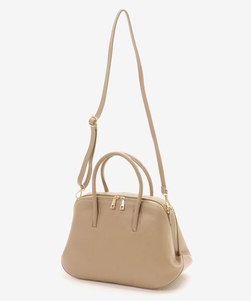 le.coeur blanc（ルクールブラン）の「MILLELA FIRENZEラウンドボストンバッグ（ボストンバッグ・レディース・ベージュ・FREE）」の20枚目の写真