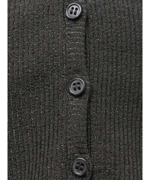 EATME（イートミー）の「リブショートカーディガン（カーディガン/ボレロ・レディース・グレー/ブラック・FREE）」の9枚目の写真