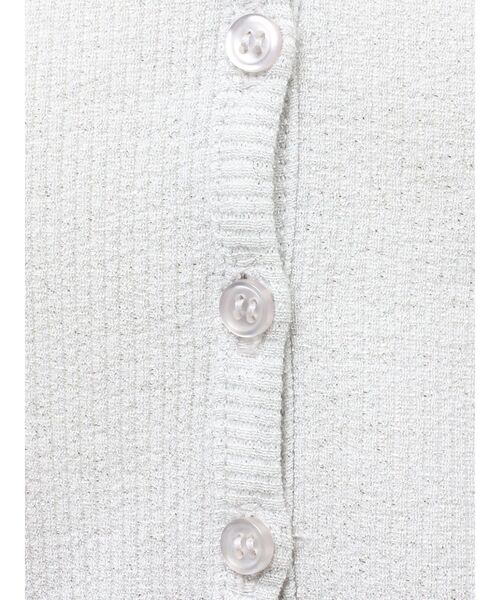 EATME（イートミー）の「リブショートカーディガン（カーディガン/ボレロ・レディース・グレー/ブラック・FREE）」の10枚目の写真