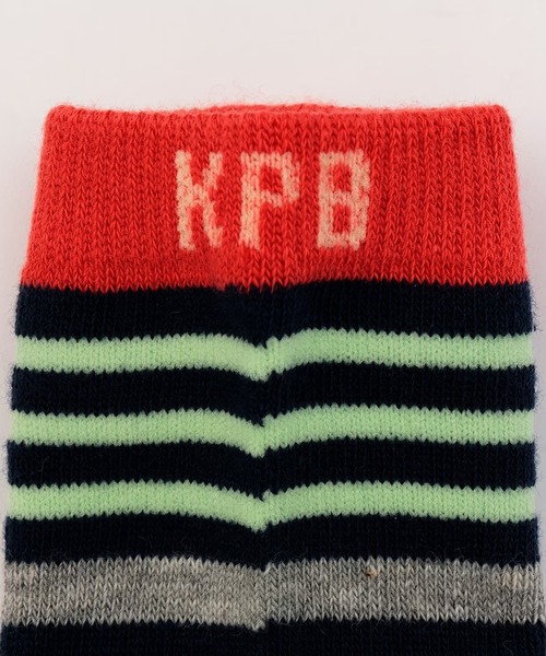 KP DECO（ケーピーデコ）の「クルーソックス 【2足組】（ソックス/靴下・キッズ・オフホワイト/ネイビー・14cm/16cm/18cm/20cm/22cm）」の5枚目の写真