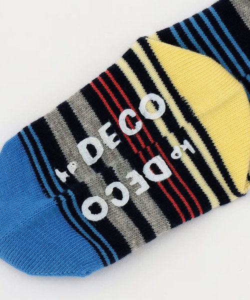 KP DECO（ケーピーデコ）の「クルーソックス 【2足組】（ソックス/靴下・キッズ・オフホワイト/ネイビー・14cm/16cm/18cm/20cm/22cm）」の6枚目の写真