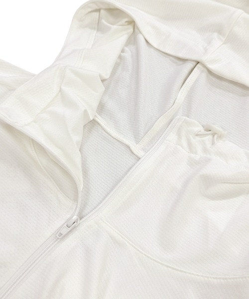 coca(coca)(コカ)の「ユニセックスUVカットパーカー(パーカー・レディース・ブラック/ホワイト・XL/M/L)」の12枚目の写真