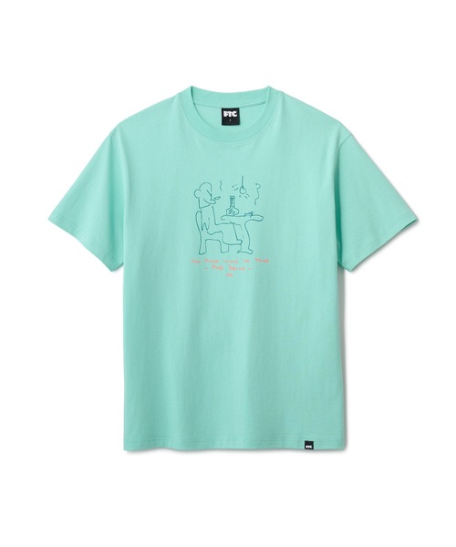 FTC（エフティーシー）の「DRINK AND THINK TEE（Tシャツ/カットソー・メンズ・グリーン系その他/ホワイト/ブラック・MEDIUM/LARGE/X-LARGE/SMALL）」の3枚目の写真