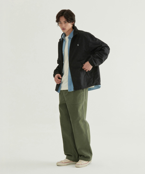 COVERNAT(カバーナット)の「ナイロン トラックジャケット ブラック(ナイロンジャケット・メンズ・その他・SMALL/MEDIUM/LARGE/X-LARGE/XX-LARGE/X-SMALL)」の5枚目の写真