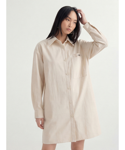 Overfit Outer Shirt _Ivory