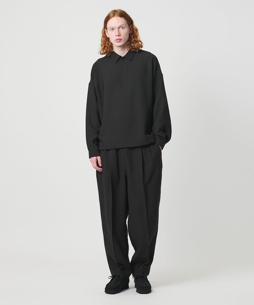 D.O UNITED ARROWS BY DAISUKE OBANA＞Ⅰ CR 2P WD/TPD PANTS BLACK