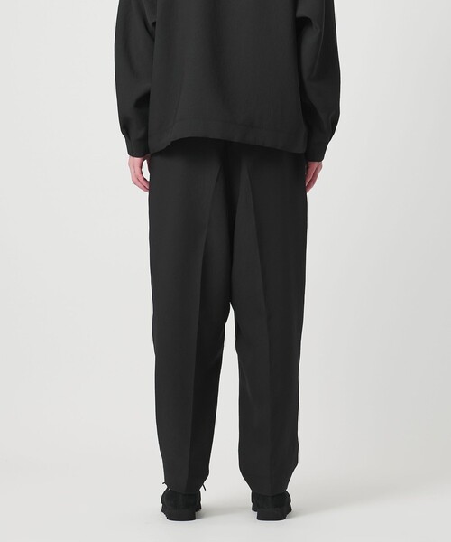 UNITED ARROWS & SONS by DAISUKE OBANA(ユナイテッドアローズアンドサンズバイダイスケオバナ)の「<D.O UNITED ARROWS BY DAISUKE OBANA>Ⅰ CR 2P WD/TPD PANTS BLACK 26SS/ワイドパンツ(その他パンツ・メンズ・ブラック・S/XL/M/L)」の7枚目の写真
