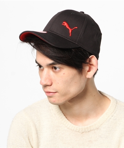 PUMA（プーマ）の「エッセンシャル ストレッチフィットキャップ（キャップ・メンズ・ブラック/ネイビー/グレー・フリー/X-LARGE）」の4枚目の写真