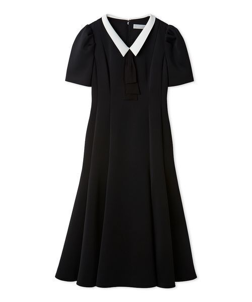 CELFORD（セルフォード）の「デタッチャブルポンチマーメイドワンピース（ワンピース・レディース・サックスブルー/ライトピンク/ブラック/オフホワイト・38/36）」の2枚目の写真