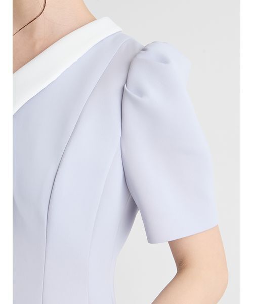 CELFORD（セルフォード）の「デタッチャブルポンチマーメイドワンピース（ワンピース・レディース・サックスブルー/ライトピンク/ブラック/オフホワイト・38/36）」の11枚目の写真