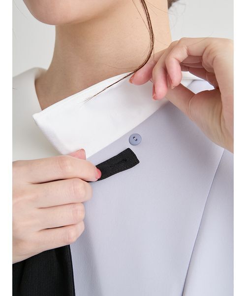 CELFORD（セルフォード）の「デタッチャブルポンチマーメイドワンピース（ワンピース・レディース・サックスブルー/ライトピンク/ブラック/オフホワイト・38/36）」の15枚目の写真