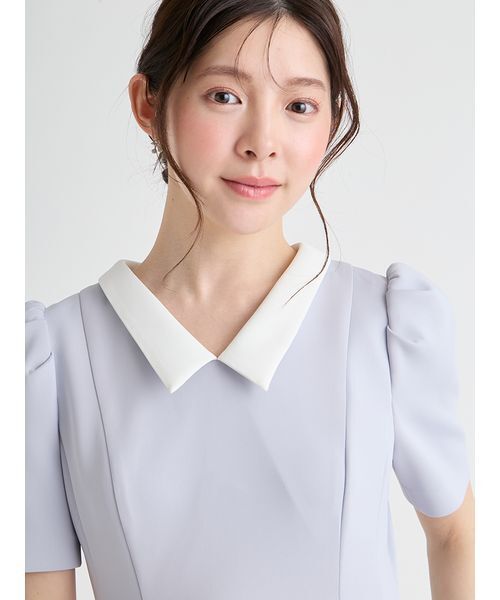 CELFORD（セルフォード）の「デタッチャブルポンチマーメイドワンピース（ワンピース・レディース・サックスブルー/ライトピンク/ブラック/オフホワイト・38/36）」の16枚目の写真