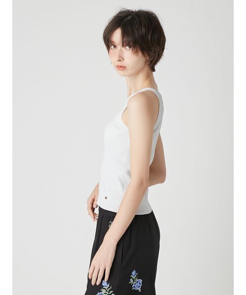 LILY BROWN(リリーブラウン)の「カップインニットトップス(ニット/セーター・レディース・シルバー/ブラック/ピンク/ネイビー・F)」の17枚目の写真