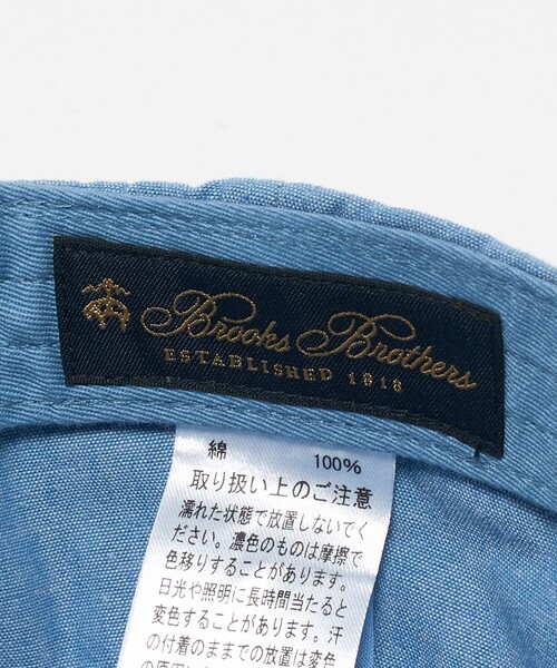 BROOKS BROTHERS(ブルックスブラザーズ)の「【別注】<Brooks Brothers> シャンブレー キャップ(キャップ・メンズ・ライトブルー・FREE)」の9枚目の写真