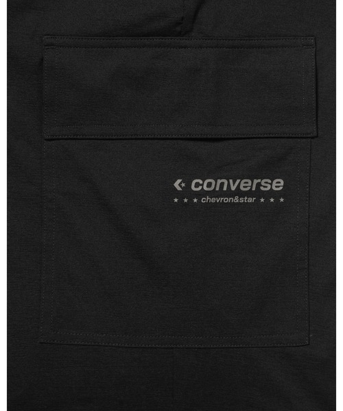 CONVERSE(コンバース)の「STRETCH CARGO SHORTS M / ストレッチカーゴショーツM(カーゴパンツ・メンズ・ブラック・M)」の3枚目の写真