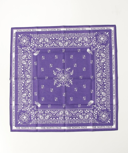 THE NORTH FACE(ザノースフェイス)の「THE NORTH FACE ザ・ノースフェイス バンダナ ペイズリー BANDANA_PAISLEY_80'S(バンダナ/スカーフ・メンズ・レッド系/ホワイト系/ピンク系/パープル系・FREE)」の3枚目の写真