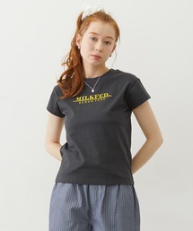 LINE LOGO FRENCH SLEEVE TOP