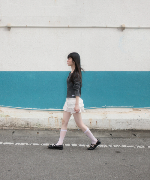 ROSEFRANTZ（ロゼフランツ）の「Dot Button Point Cardigan [Charcoal]（カーディガン/ボレロ・レディース・チャコールグレー・OS）」の12枚目の写真