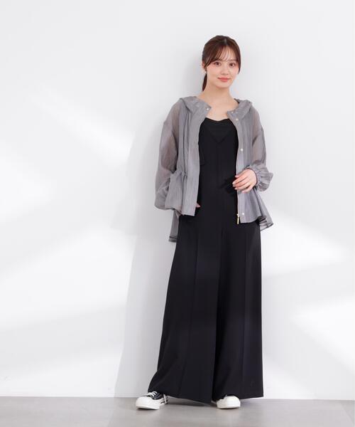 PROPORTION BODY DRESSING(プロポーションボディドレッシング)の「リボン付きオールインワン / 1216140403(つなぎ/オールインワン・レディース・ブラック/ブルー・P/S/MEDIUM)」の7枚目の写真