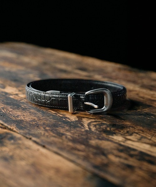 the heritage reclaimed croco belt / ヘリテージ リクレイムド クロコ