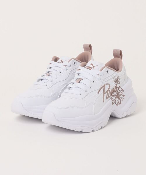 PUMA プーマ CILIA WEDGE GR シリア ウェッジ GR 404077 ABC-MART限定 *02WH/R.LATTE