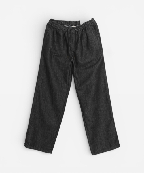 MARGIN（マージン）の「[CP] Wide Denim Easy Pants（デニムパンツ・メンズ・インディゴブルー/ブラック・SMALL/MEDIUM/LARGE）」の3枚目の写真