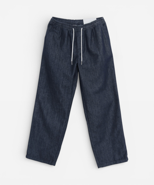 MARGIN（マージン）の「[CP] Wide Denim Easy Pants（デニムパンツ・メンズ・インディゴブルー/ブラック・SMALL/MEDIUM/LARGE）」の4枚目の写真