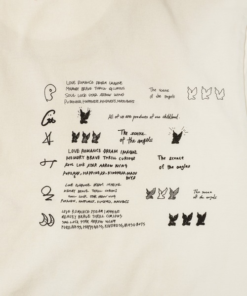 MASU(エムエーエスユー)の「WASTED RED ANGEL LONG SLEEVE T-SHIRT(Tシャツ/カットソー・メンズ・ホワイト/オリーブ/ブラック・48/46)」の11枚目の写真
